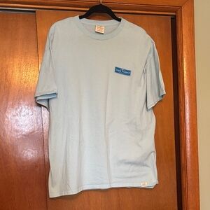 Simply Southern Light Blue Casual Tee seas the day